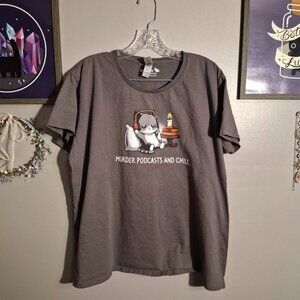Podcast Cat T-Shirt